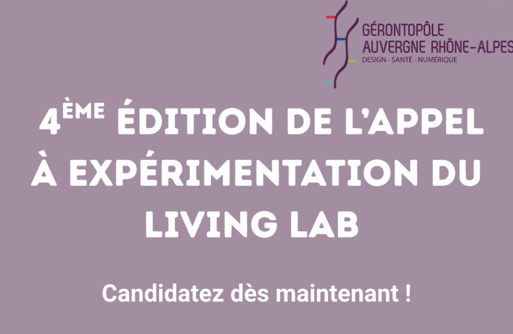 Appel à expérimentation du Living Lab – 4ème édition – 2025/2026
