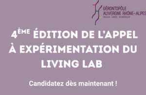 Appel à expérimentation du Living Lab – 4ème édition – 2025/2026