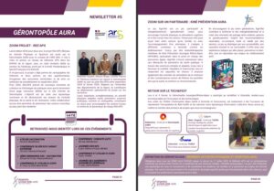 Cap sur la cinquième Newsletter du Gérontopôle AURA !