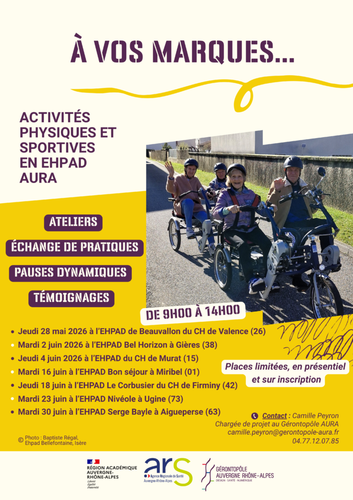 À VOS MARQUES… Prêts ? Partez à la découverte des Activités Physiques et Sportives en EHPAD !